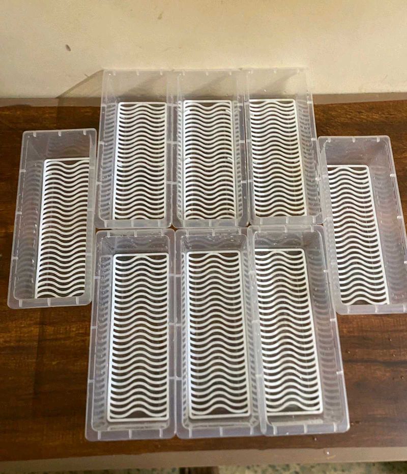 Organizer Boxes For Fridge - Set of 8
