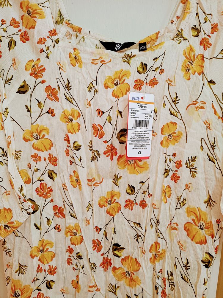 Branded New Floral Top