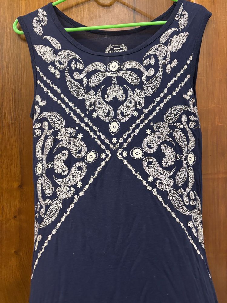 Printed Tunic Top