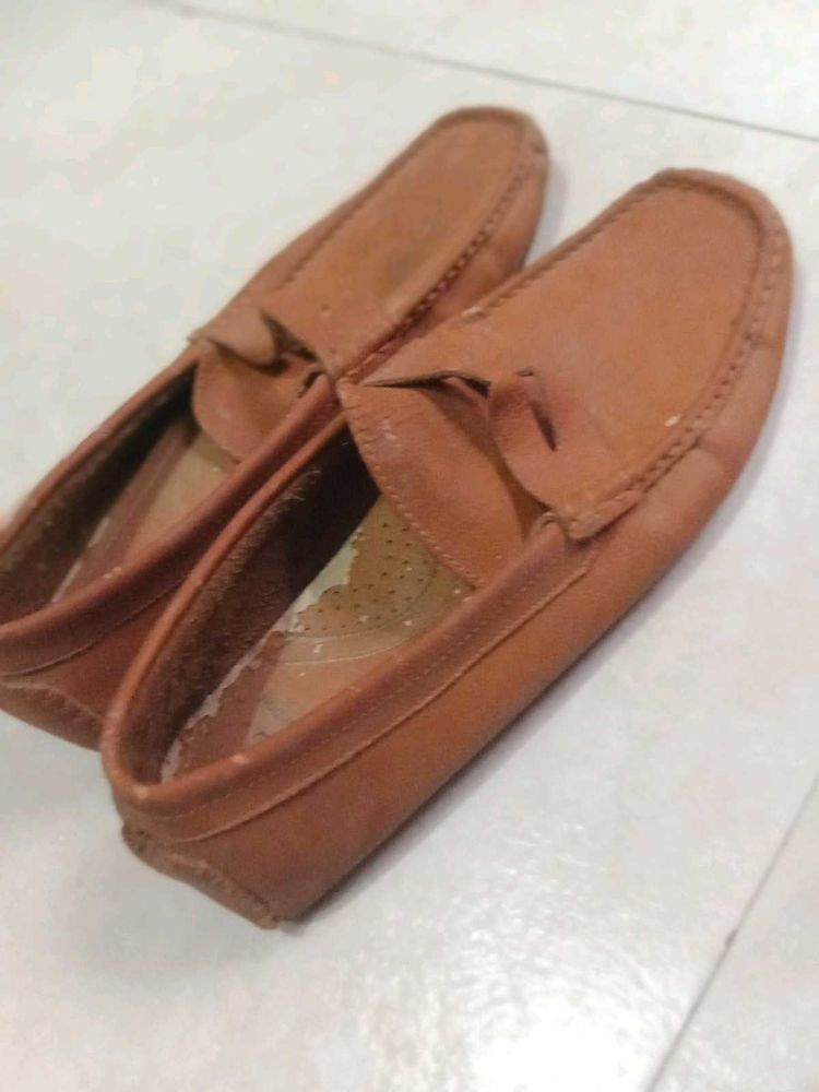 Brown Leather Loafers For Men