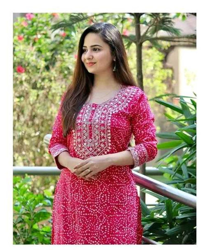 Pink Kurta.