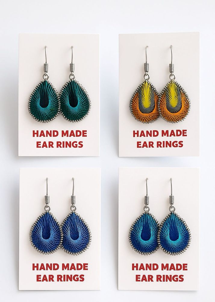 New Handmade Thread Earrings