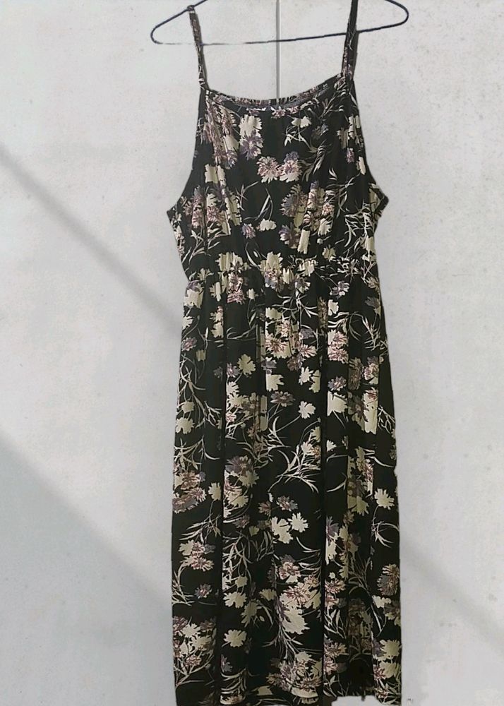 Black Floral Dress