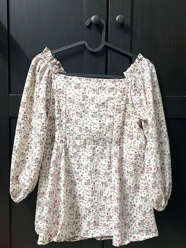 Floral Long Sleeve Top