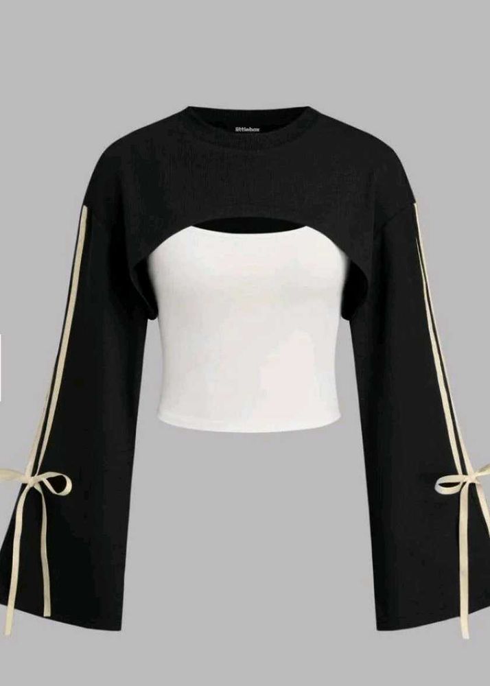 Cutout Long Sleeve Top