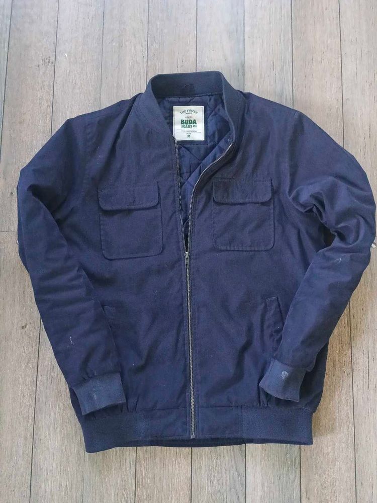 Navy Blue Jacket - Casual Style