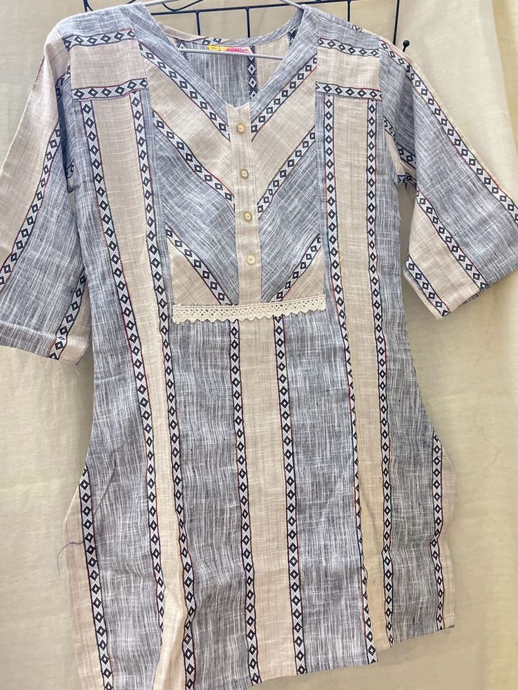 Boho Patterned Tunic Top