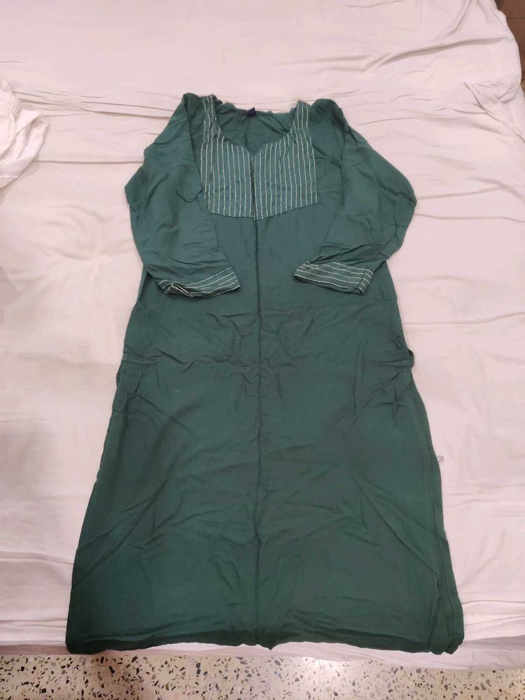 Straight Zari Kurta
