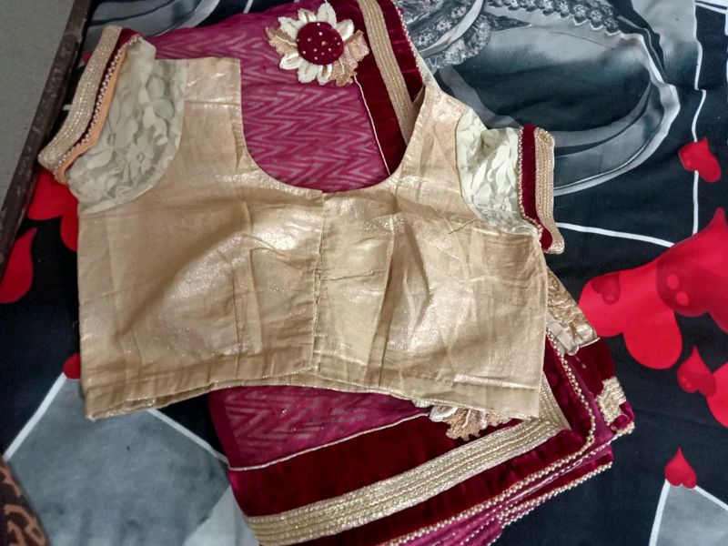 Party Wear Saree Combo Set