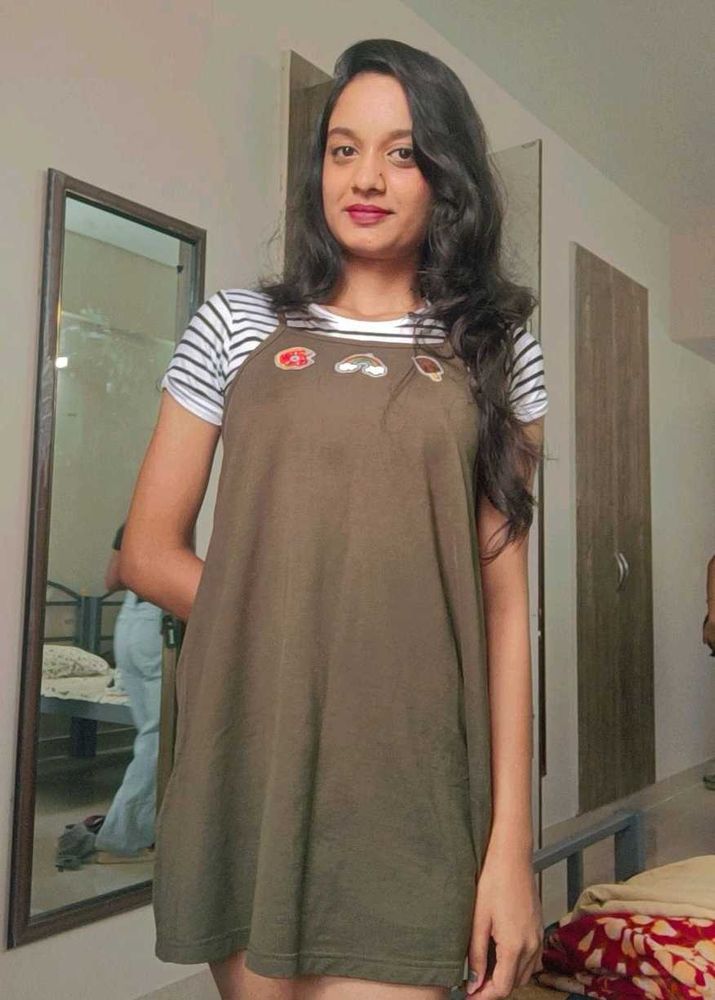 Cute Olive Green Dress