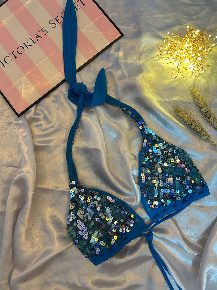 Sequin Bikini Bra