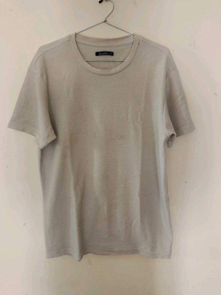 Zudio White T-Shirt