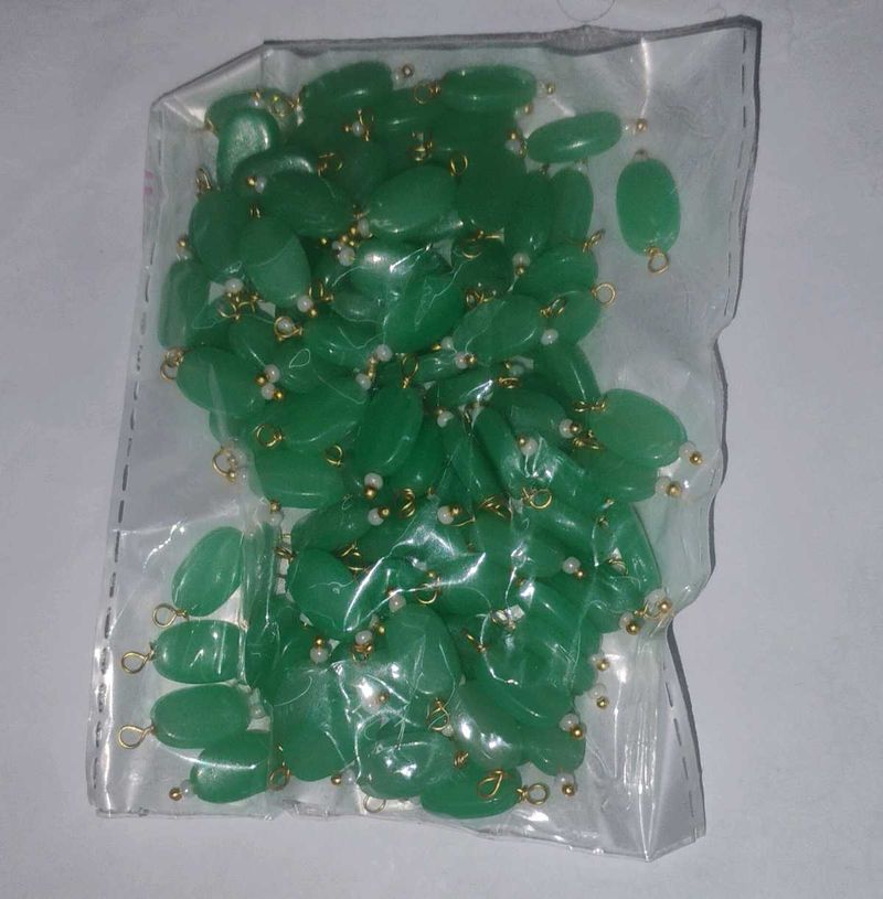 Green Jewellery Making Beads