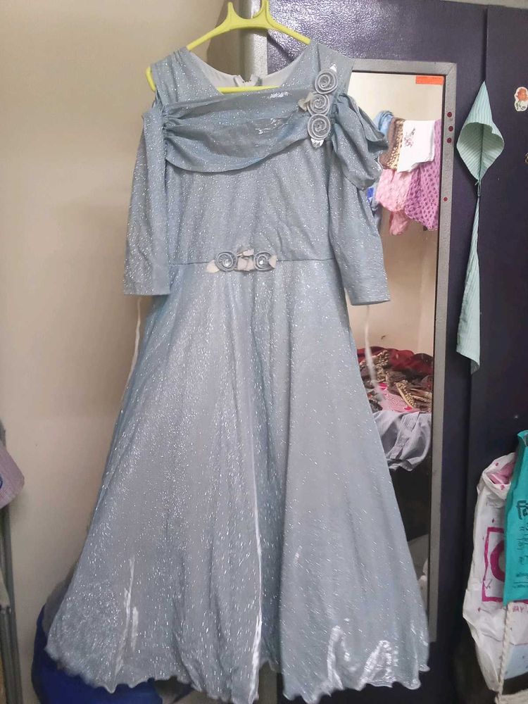 Sparkly Blue Formal Gown