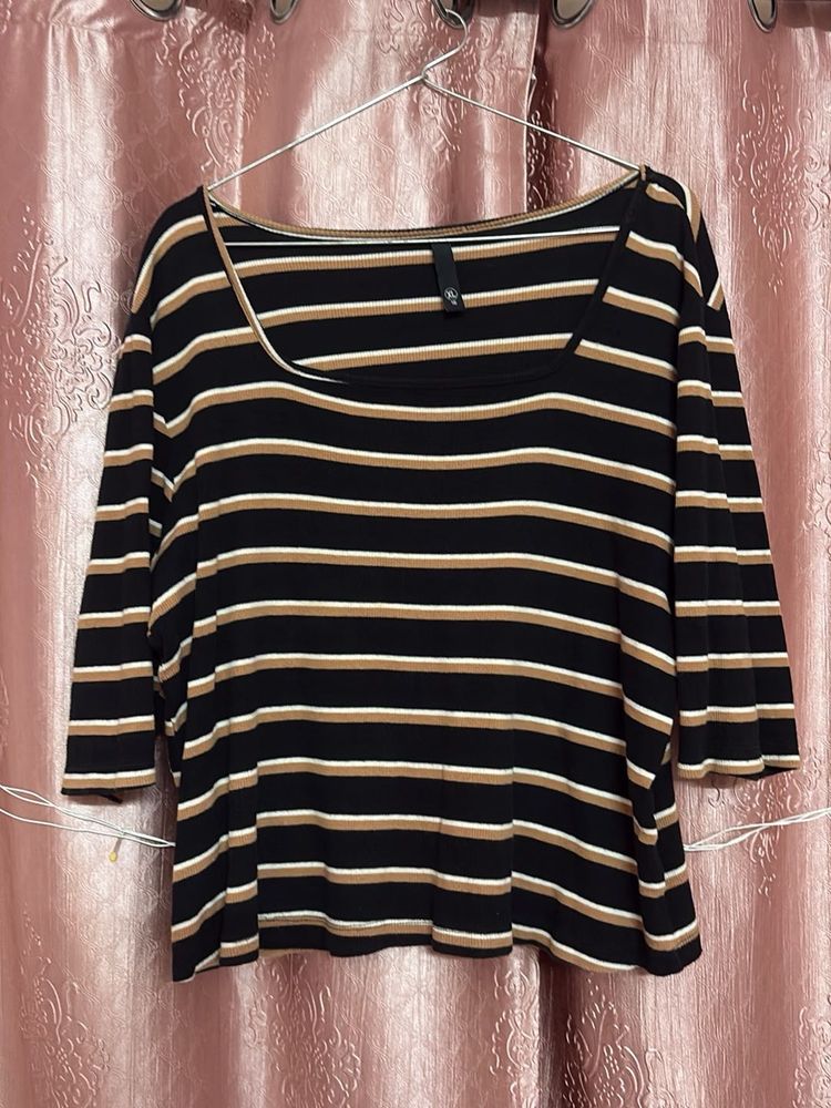 Striped Casual Top