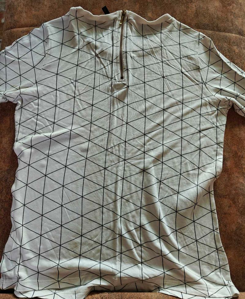 Pattern White T-shirt