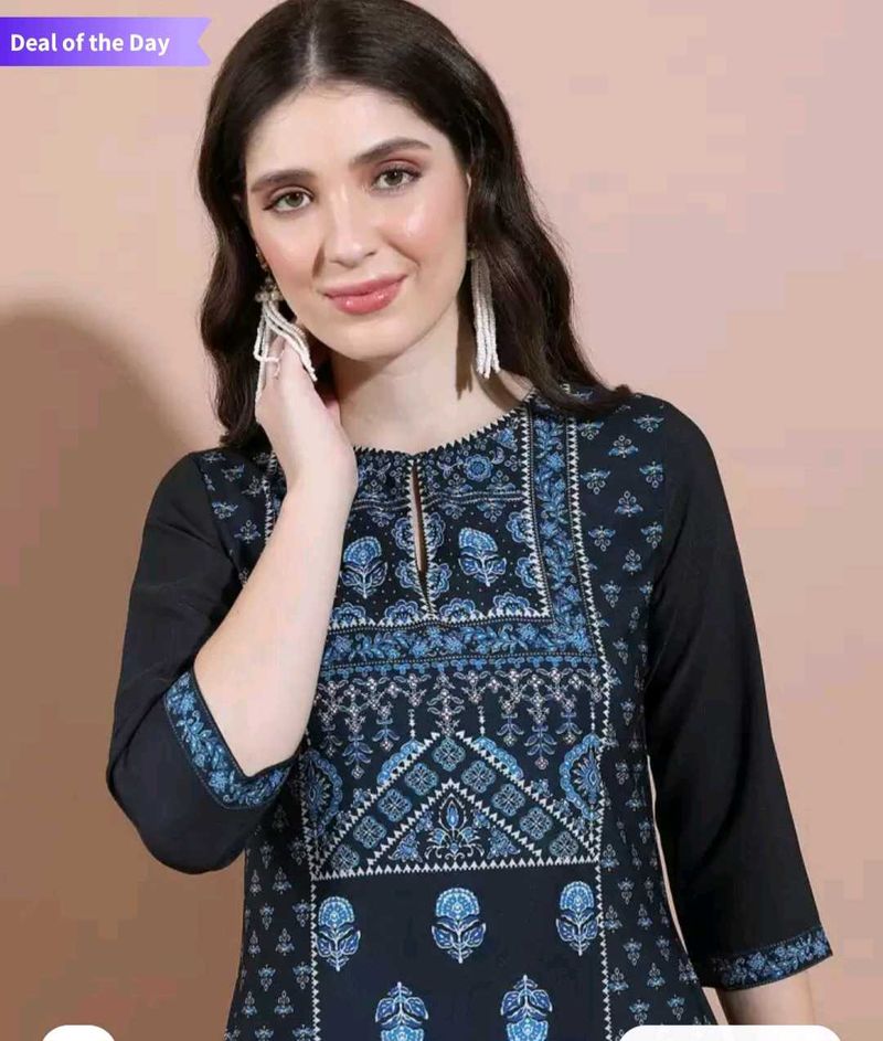Visudh Blue Kurti