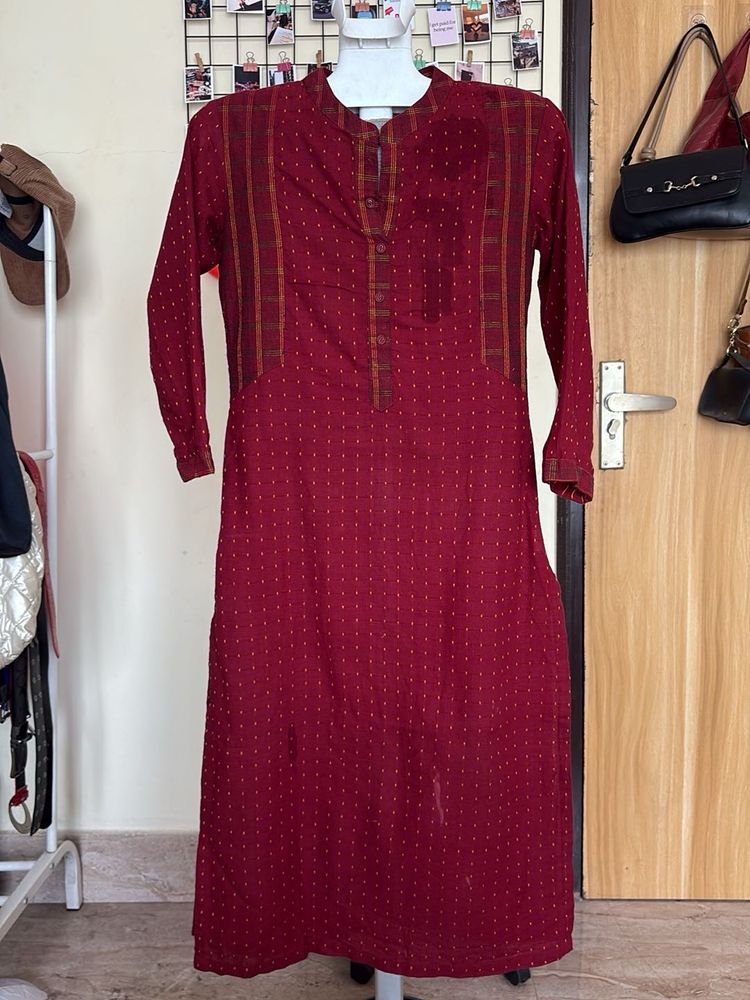 Ethnic Kurta Set (trousers+dupatta)