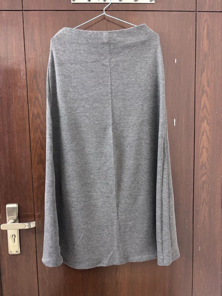 ZARA Grey Knit Skirt
