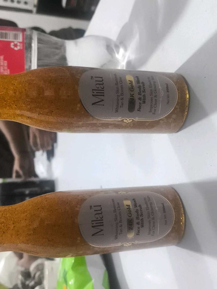 Milau 24K Gold Face &amp; Body Wash