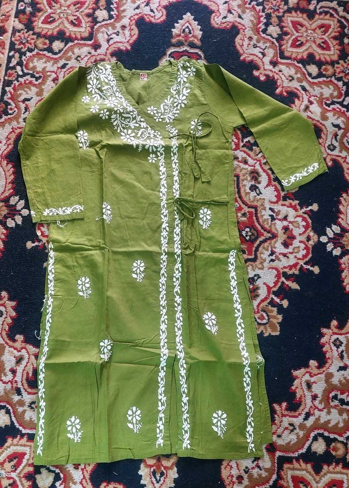 Pure Lucknowi Chickenkari Kurti