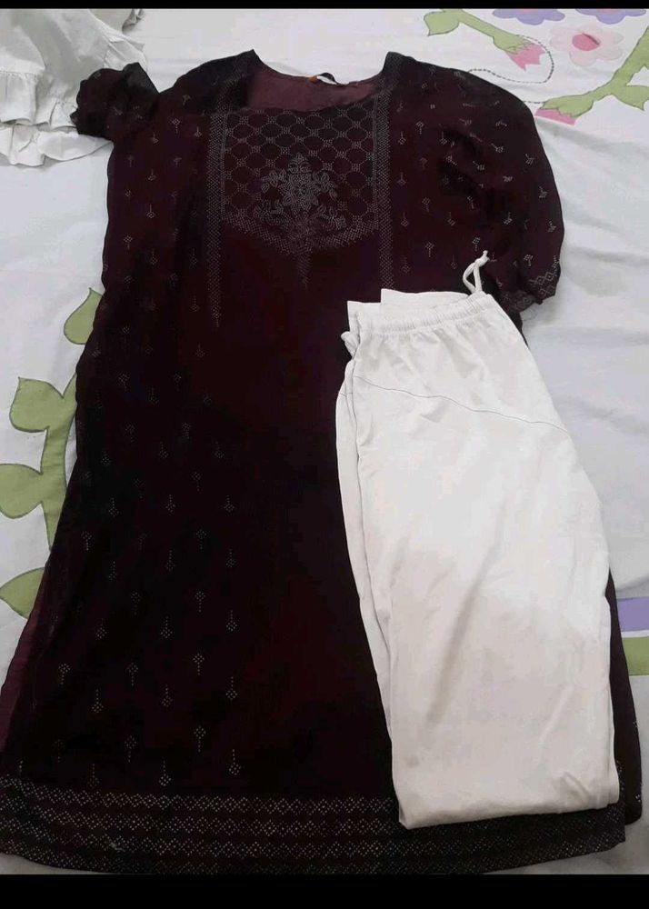 Rangriti Kurti With Leggings