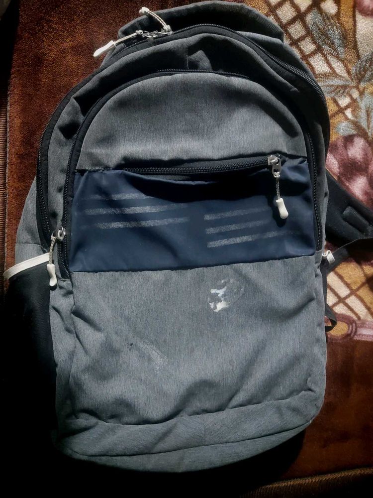 Grey &amp; Blue Backpack