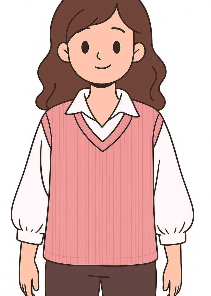 Pink Knitted Vest