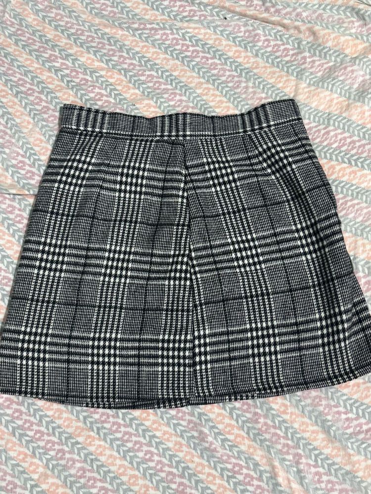 Plaid Mini Skirt