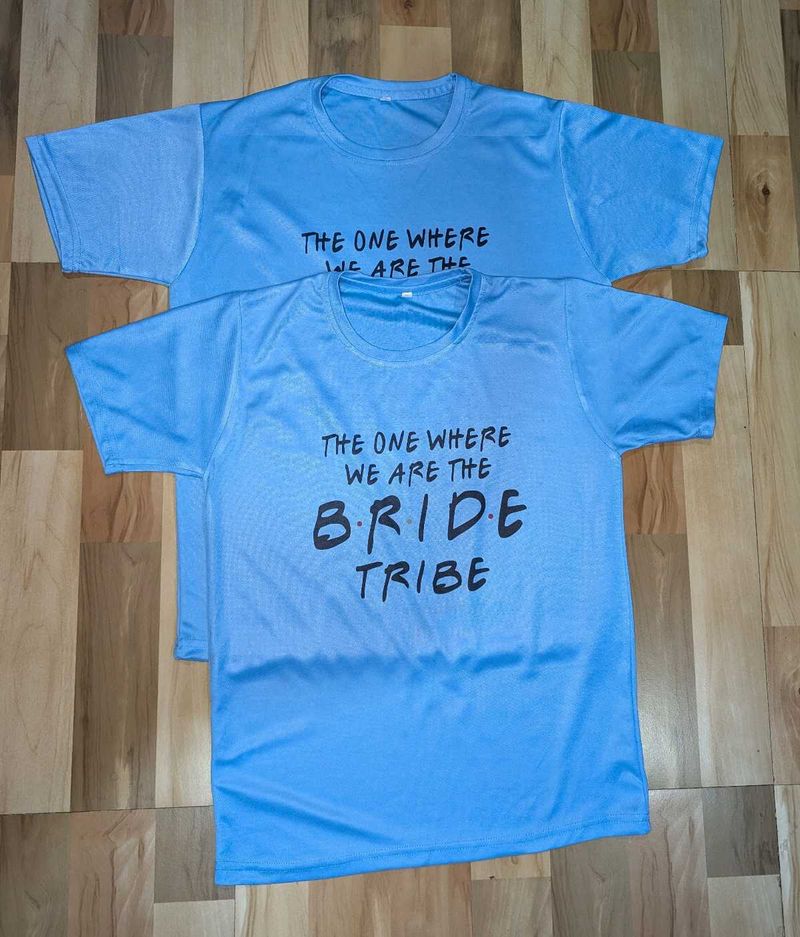 Combo of 2 - Customised Bride Tribe Tshirts