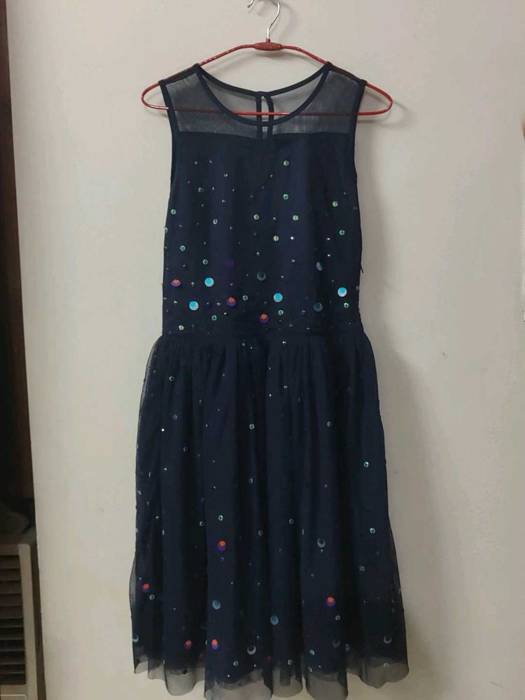 Sparkly Dark Blue Dress