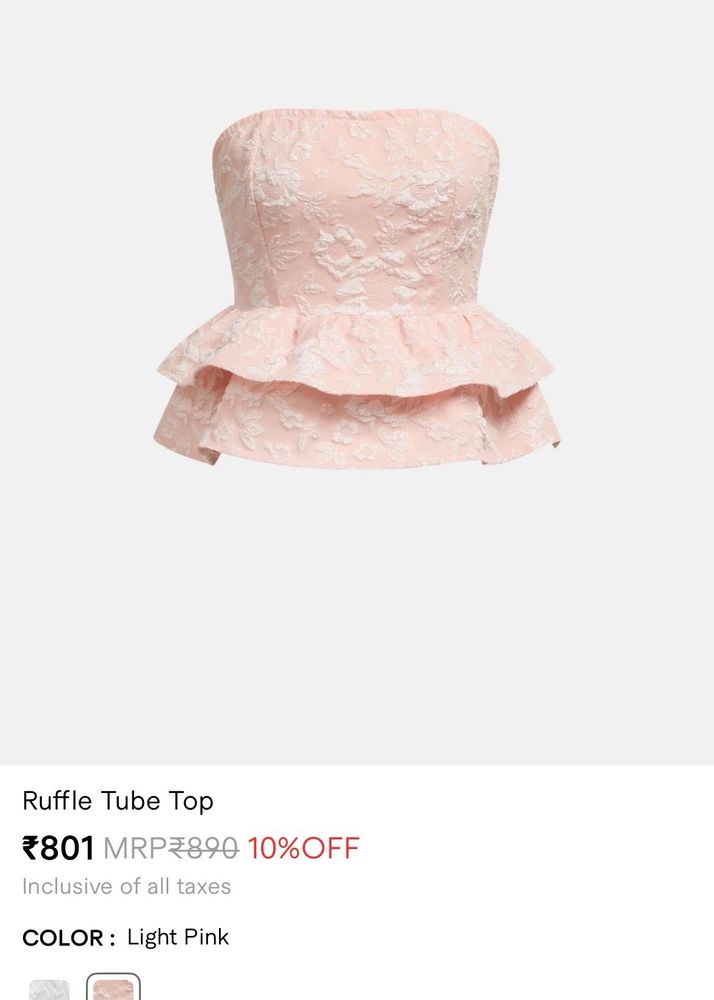 Cute Pink Tube Top🎀