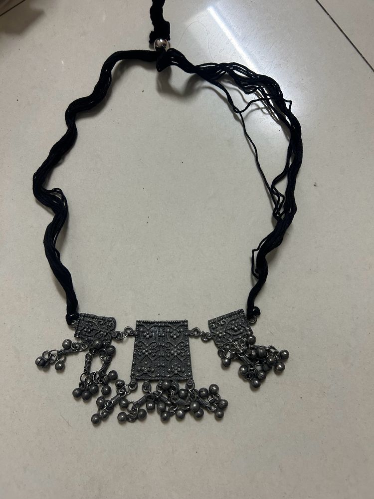 Black Metal Necklace