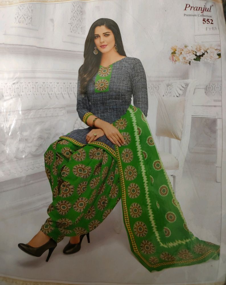 Kurta, Pant And Duppata Set (Stitched)