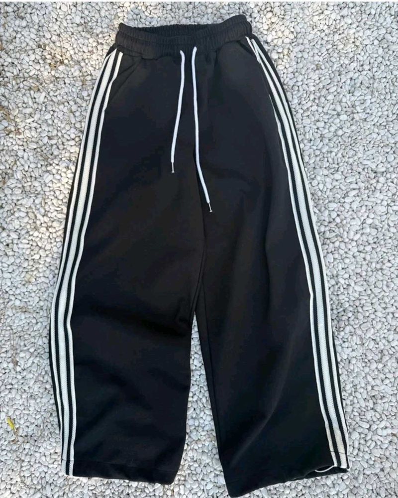 Striped Black Pants