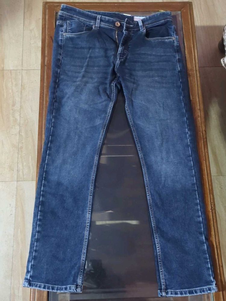 Dark Blue Denim Jeans