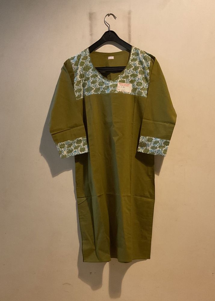Olive Green Tunic Dress