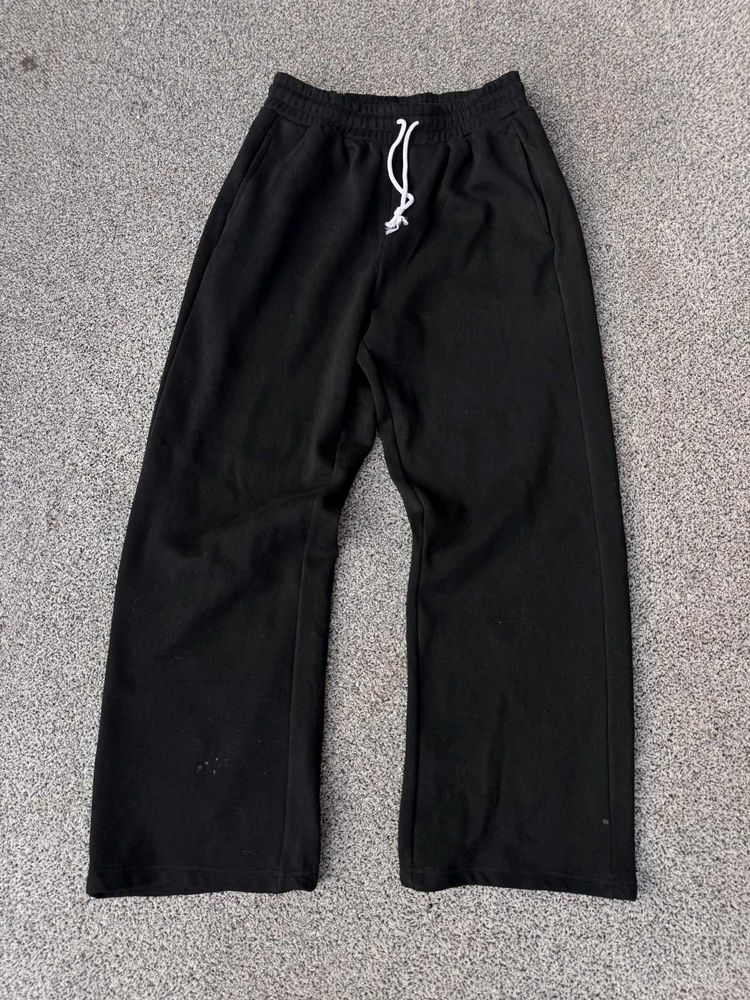 Black Wide Leg Sweatpants