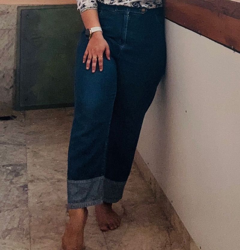 Sassafras Relaxed Fit High Rise Jeans