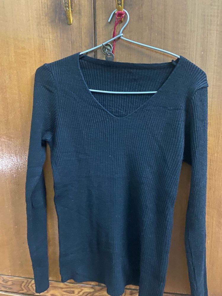 sale!!black wool top