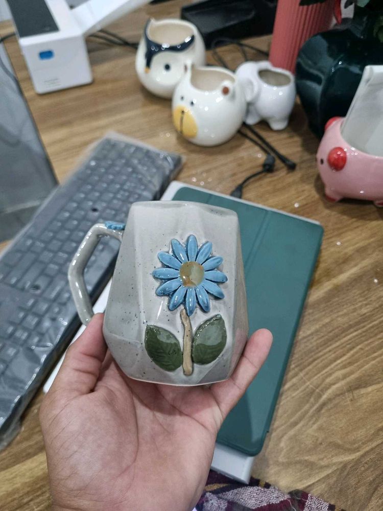 Any One Floral Ceramic Mug