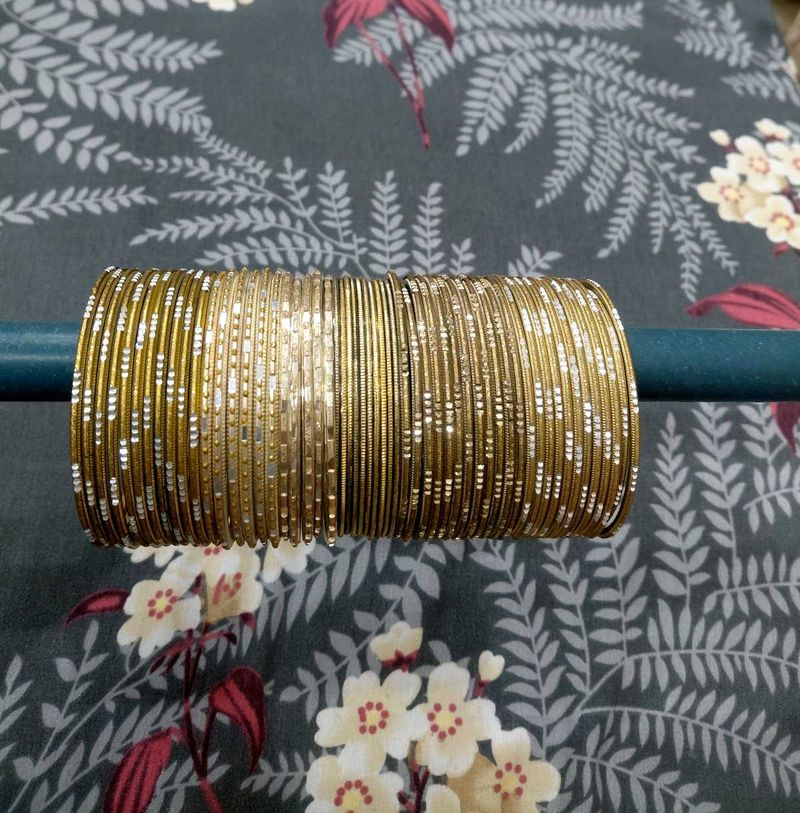 Golden Bangle Set