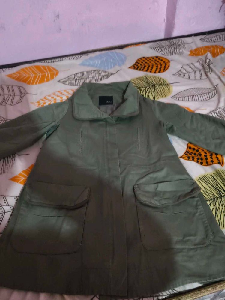 Olive Green Trench Coat