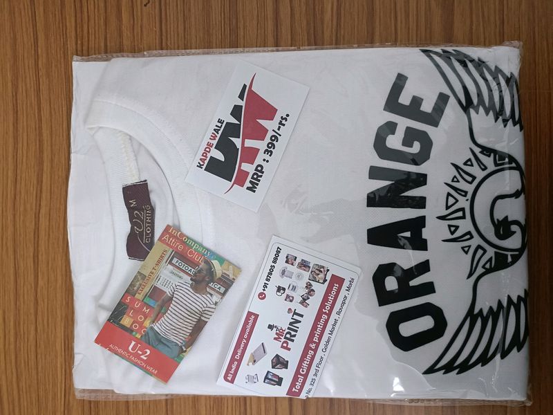 Orange Army tshirt For men And Women