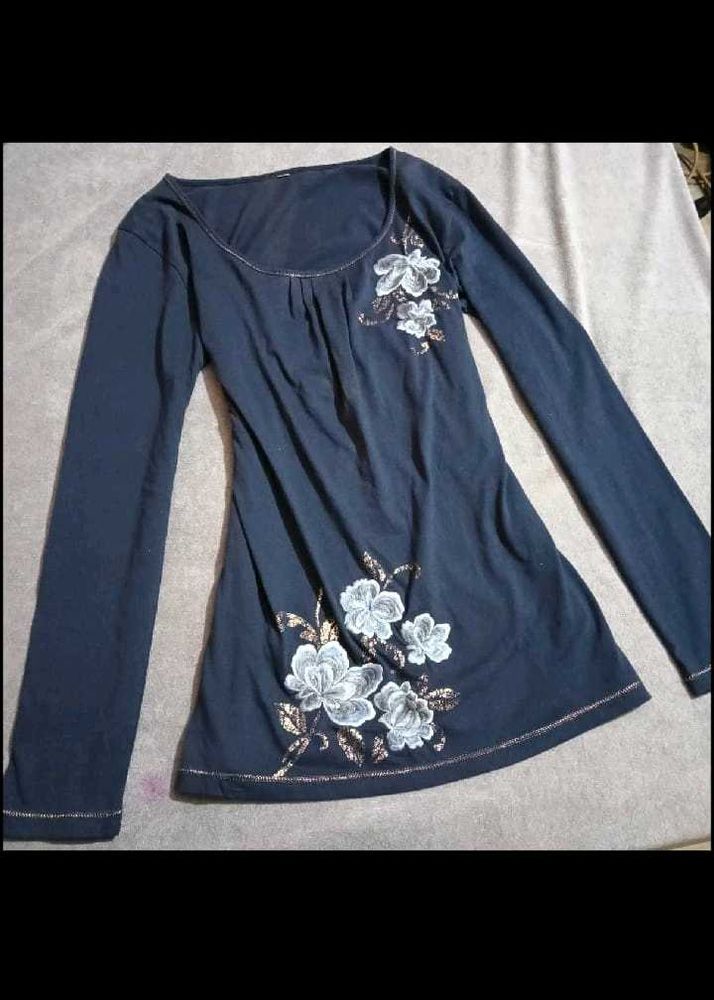 Y2K Floral Long Sleeve Top