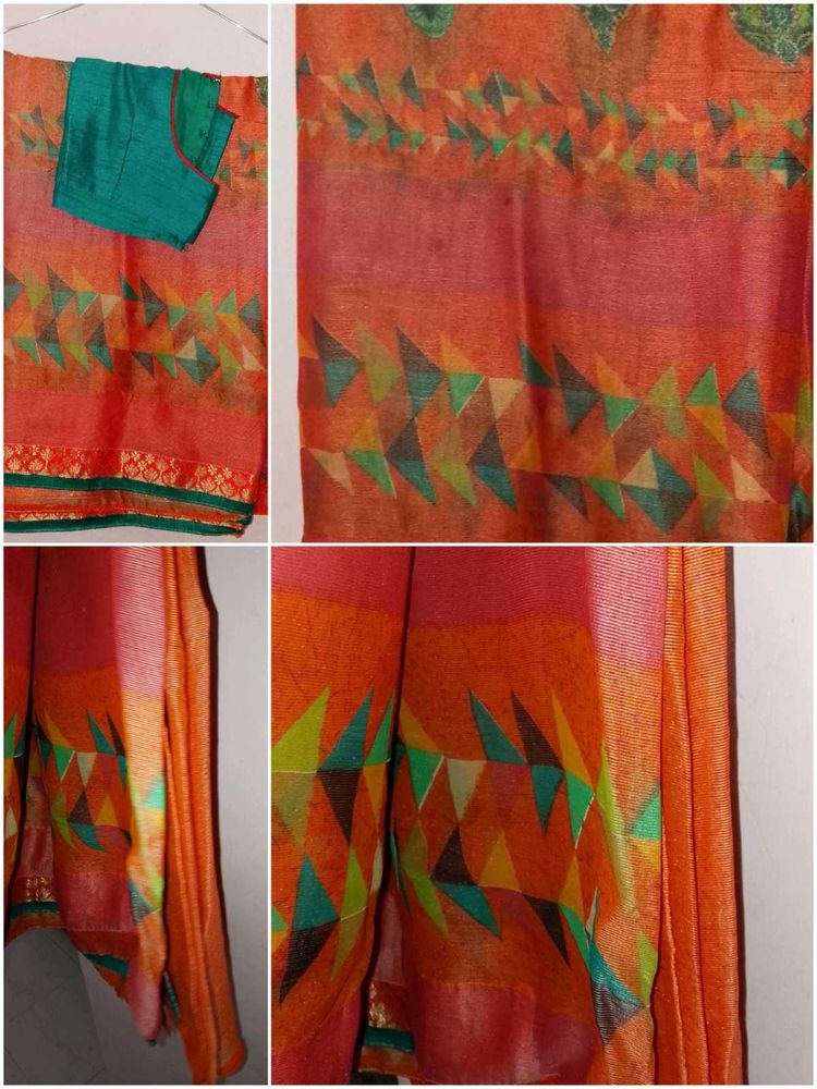 Banarasi Silk Saree With Blouse