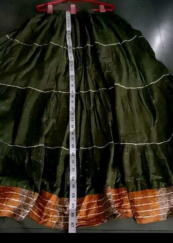Tiered Ethnic Skirt
