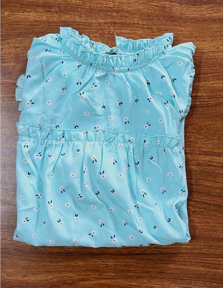 Cute Floral Print Top