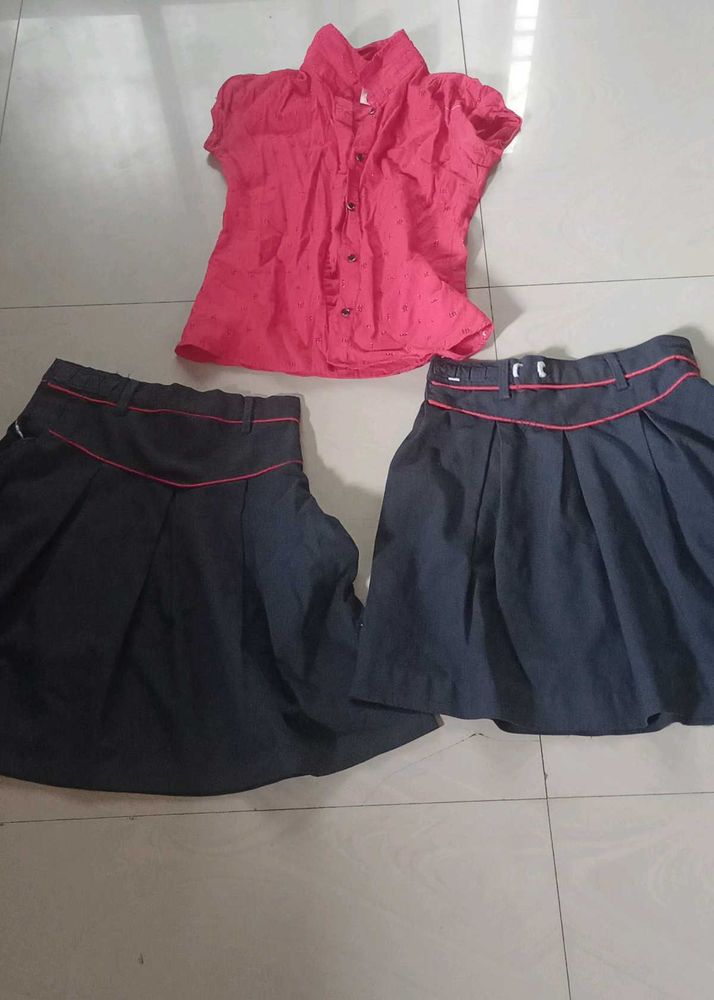 2 Skirt 1 Shirt