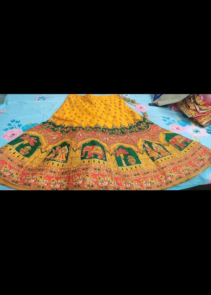 Yellow Beautiful Lehenga